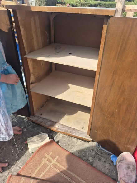 Photo of free Wooden cupboard on wheels (Bath, BA1) #1