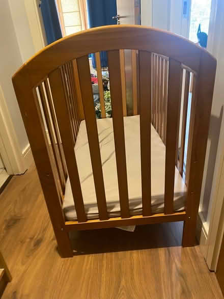 Photo of free Solid Wood Cot/Crib (Ballinteer) #2
