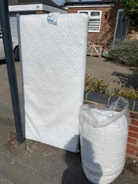 Photo of free Cot mattress and king sized quilt (Headington OX3) #1