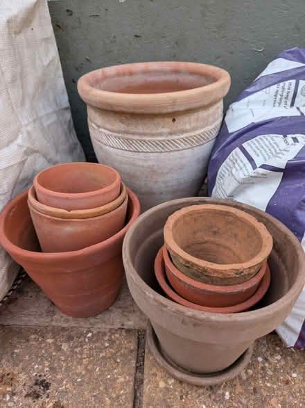 Photo of free Terracotta garden pots (Home PO15) #1