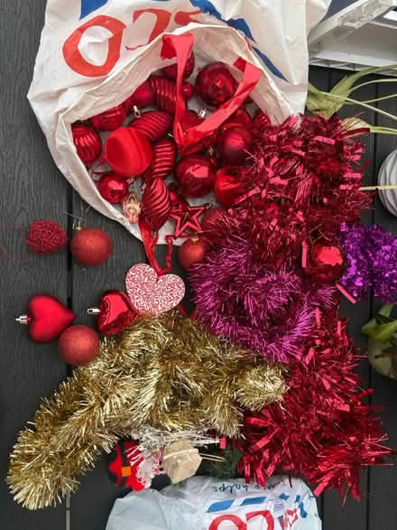 Photo of free Red xmas decorations (Belle Vale L25) #1