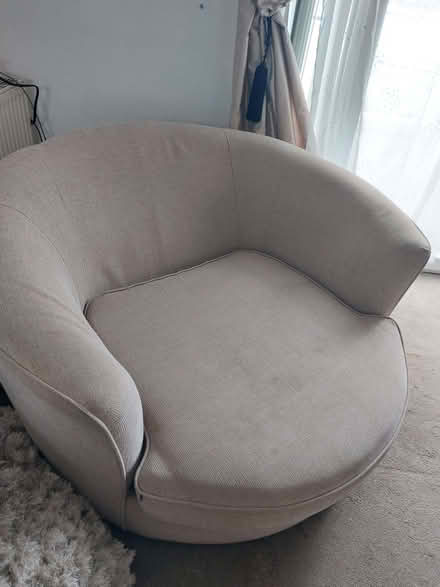 Photo of free Beige Cuddle Swivel Chair (Manston CT12) #2