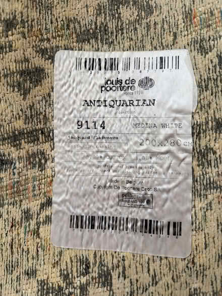 Photo of free Louis de Poortere Rug (Hanwell W7) #3