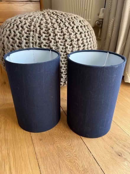 Photo of free 3 Navy Blue Lamp/Light Shades (Auchenlay FK15) #2