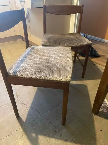 Photo of free 2 dining room chairs. (Earlham NR4) #1