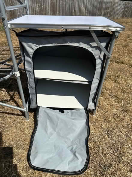 Photo of free Kampa camping kitchen table. (Ramsden Bellhouse SS12) #3