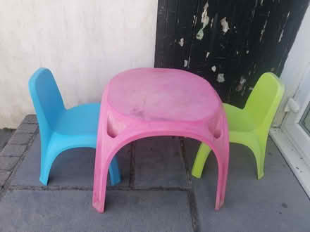 Photo of free Children's table and chair set. (Talbot Village BH10) #1