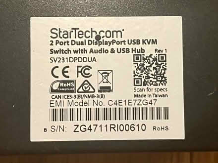Photo of free Dual DisplayPort KVM switch (Fremont-Sundale/28 Palms) #1