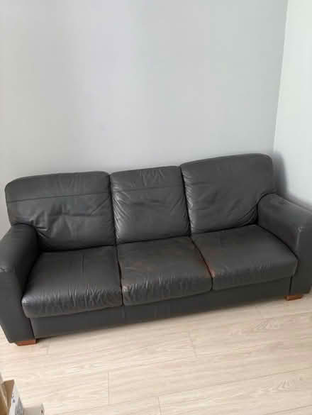 Photo of free Genuine leather sofa and armchair (Navan) #3