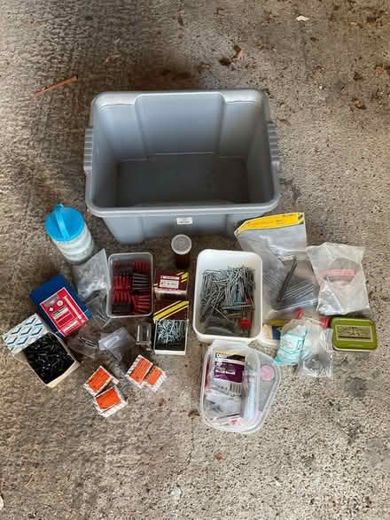 Photo of free Box of screws, nails and tacks etc (Eastbourne BN21) #1