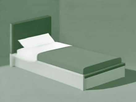 Photo of Single Bed Frame And Single Mattress (Tupsley HR1) #1