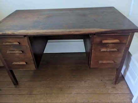 Photo of free Wooden Office desk (Finchley Church End N3) #1