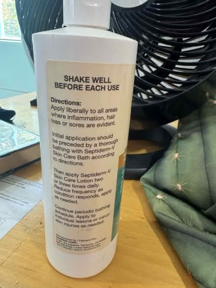 Photo of free Dog skin lotion (101 and Fair Oaks Sunnyvale) #2