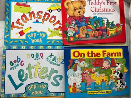 Photo of free 4 pop up books (Westbrook WA5) #1