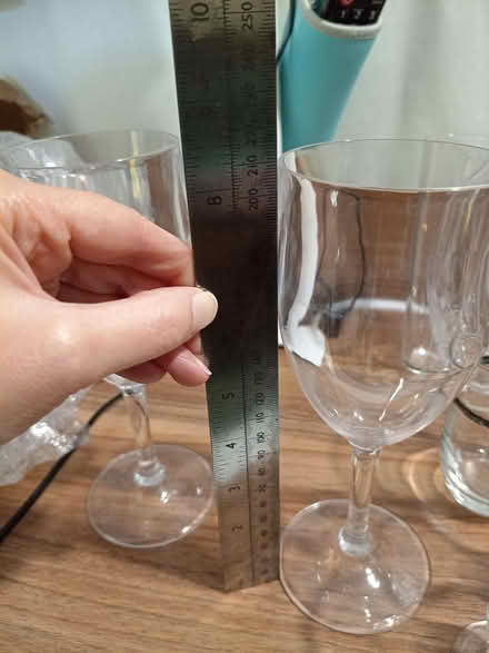 Photo of free hard plastic picnic large reusable wine glasses x 2 (Boscombe BH5) #2