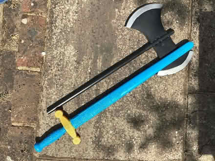 Photo of free Childrens Toy Axe & Sword (Chalfont St Giles HP8) #1