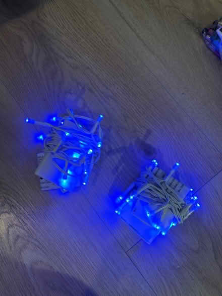 Photo of free Two fairy lights working blue (Bath BA2) #1