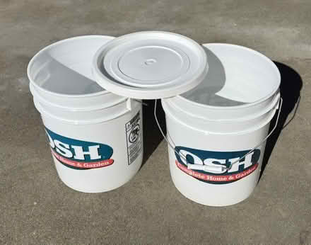 Photo of free 5 Gallon Buckets (Cupertino - DeAnza and 280) #1