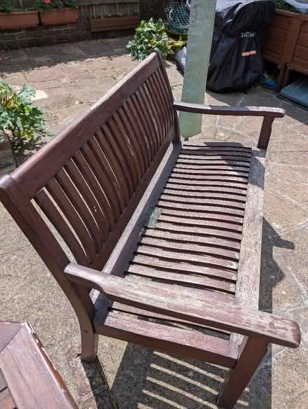 Photo of free Garden bench (Hailsham BN27) #2