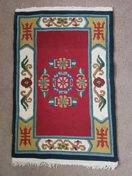 Photo of free Small Tibetan carpet (3ft x 2ft) (Godalming GU7) #1