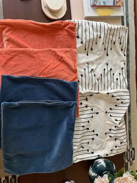 Photo of free Laundry basket + trench coat + cushion covers + Uniqlo top (Colney Hatch N10) #2