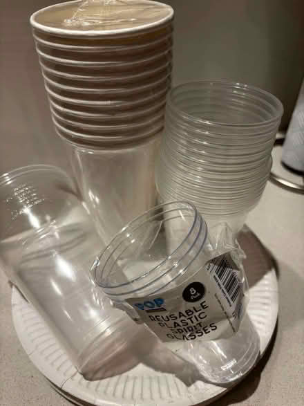 Photo of free Selection of reusable and disposable cups/plates (Lavender Hill SW11) #2
