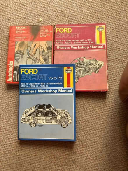 Photo of free Three Haynes books for ford escort owners (Rothley LE7) #1