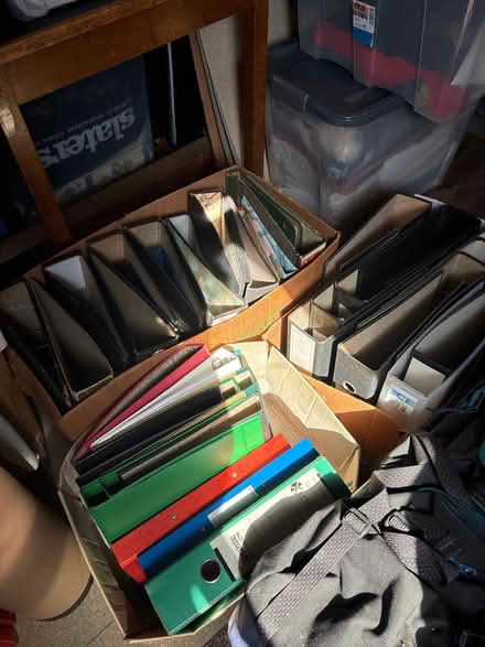 Photo of free Boxes of ring binders (Cubbington CV32) #1
