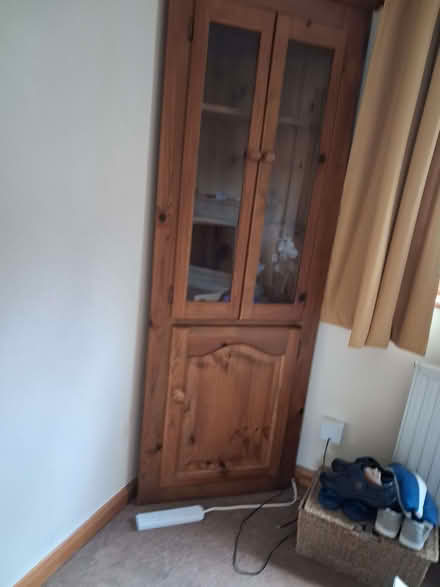 Photo of free pine corner cabinet (Rhayader LD6) #1