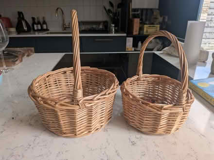 Photo of free Two Wicker Baskets (Leith EH6) #1