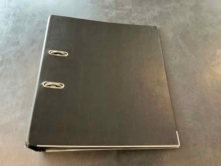 Photo of free A black lever-arch A4 file/binder (New Malden KT3) #1