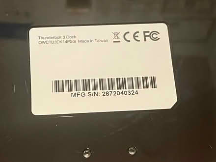 Photo of free Thunderbolt 3 Dock (Fremont-Sundale/28 Palms) #1