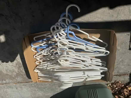 Photo of free 25 plastic hangers (Sunnyvale Cherry Chase) #1