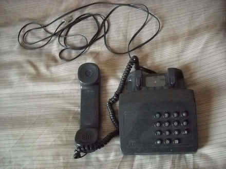 Photo of free Telephone Working Push Button Black Landline Phone (Grange Court E10) #1