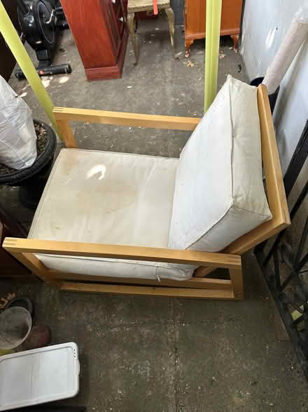 Photo of free IKEA Arm chair with slight rocking action (islington N1) #1