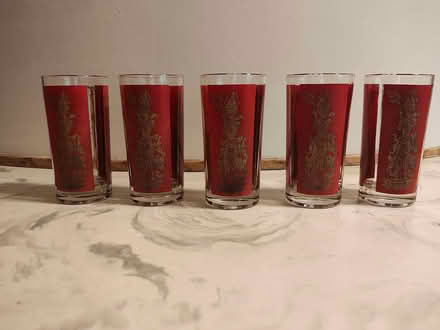 Photo of free Five patterned glass tumblers (Devonshire area in Skokie, IL) #2