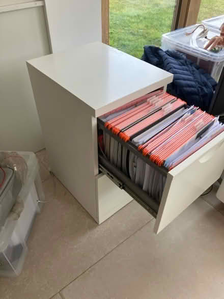 Photo of free Cream 2 drawer metal filing cabinet (Wigmore HR6) #2