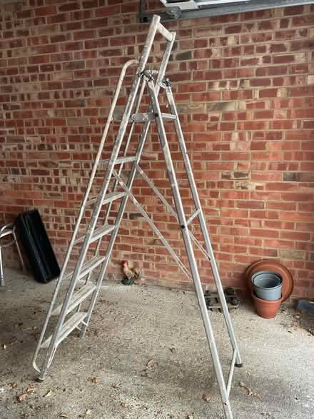 Photo of free Metal step ladder (Eastbourne BN21) #1