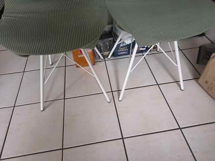 Photo of free 4 white Dining room chairs (S6 Loxley) #3