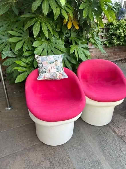 Photo of free Vintage Tub Chairs (Hartley Wespall RG27) #1