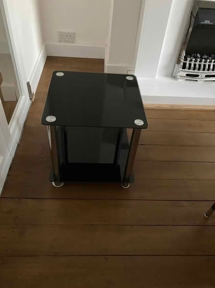Photo of free Glass Top TV Stand & side table (Altrincham WA15 6) #2