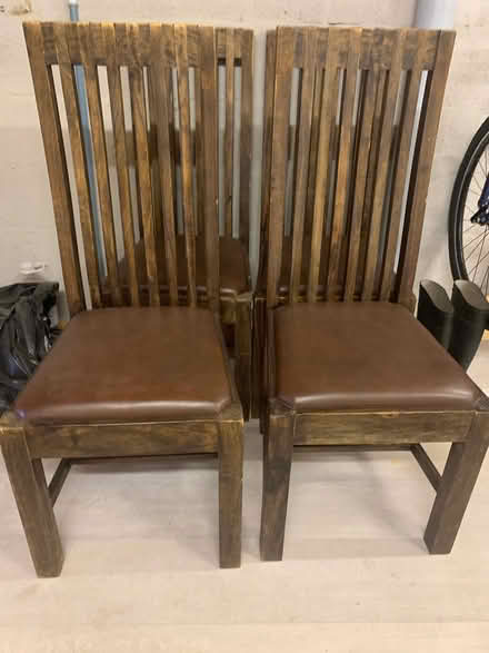 Photo of free 4 dining chairs (Llandrindod LD1) #1