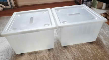 Photo of free IKEA storage boxes (Grays) #1