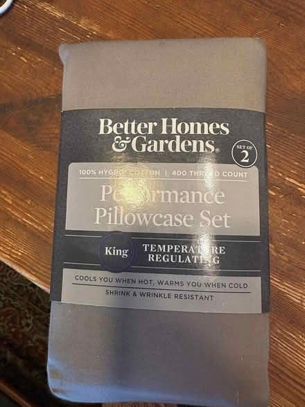 Photo of free King Size Gray Pillowcases (Harlem) #1