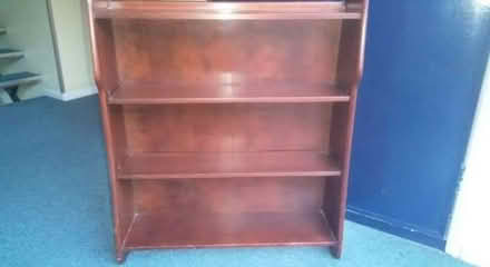 Photo of free 1950s wooden freestanding bookcase (South Woodford E18) #1