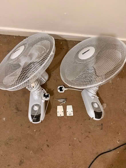 Photo of free Two wall hanging fans (MK6 Peartree Bridge) #1