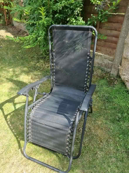 Photo of free 2x black garden chair (Bearwood B67) #1
