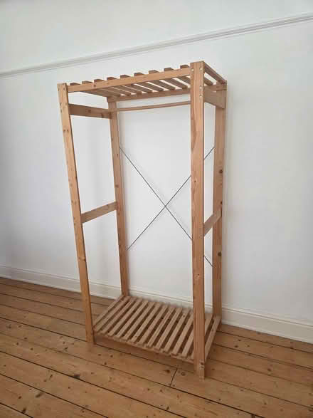 Photo of free Wooden open wardrobe (L15, allerton) #1