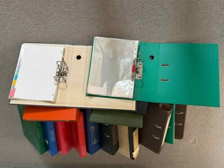 Photo of free A4 lever-arch files, ring binders and plastic folders (Clifton BS8) #2