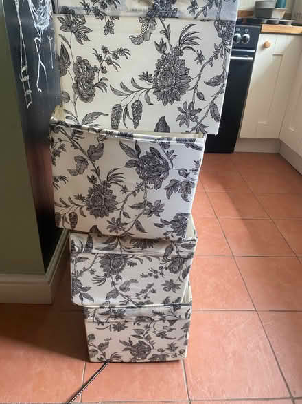 Photo of free 4 x Ikea storage boxes (Boldmere B73) #1